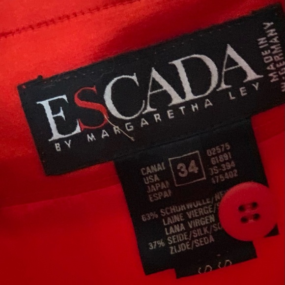 “HOST PICK” Vintage Escada 2 -Piece Outfit Top and Skirt - Picture 7 of 8